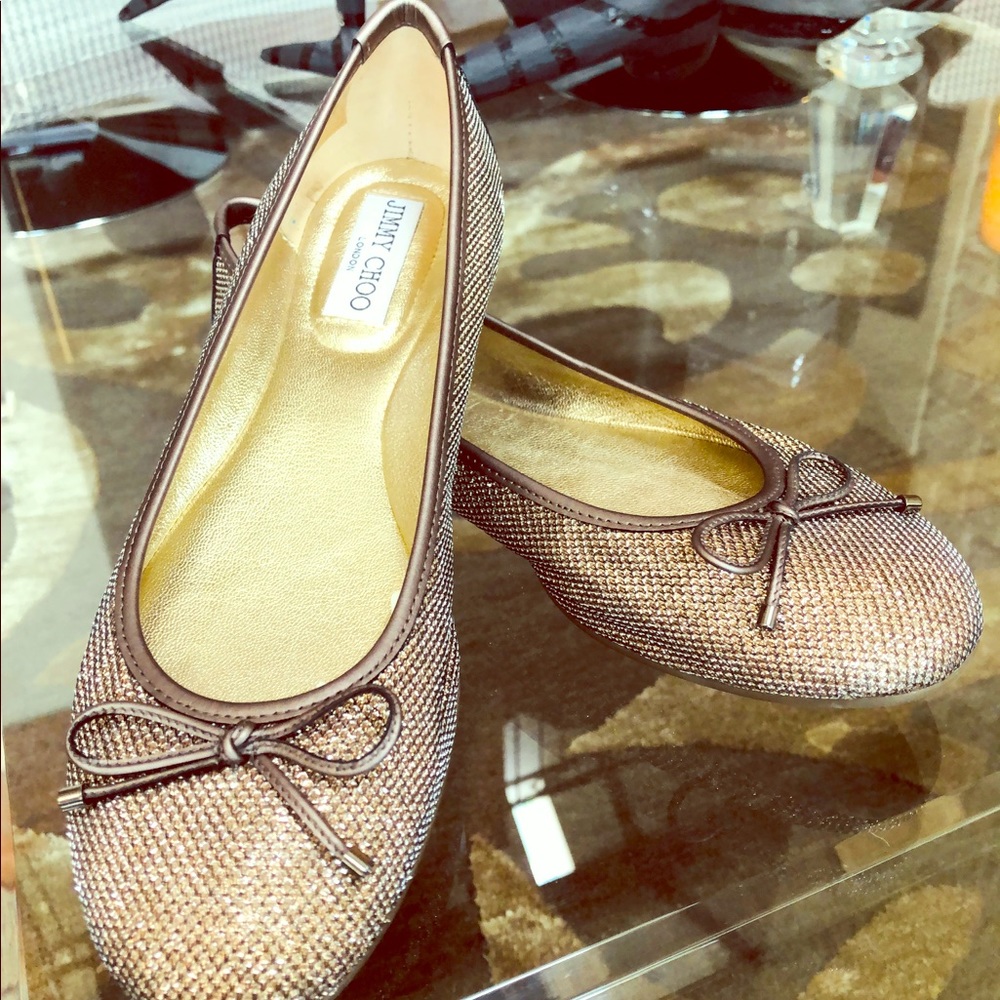 Jimmy Choo Sparkle Day/Evening Ballet Flat